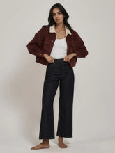 Load image into Gallery viewer, Thrills Jodie Cord Jacket - Ruby Wine