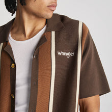 Load image into Gallery viewer, Wrangler Dickie Stripe Shirt - Brown Stripe
