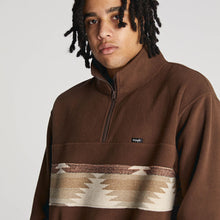 Load image into Gallery viewer, Wrangler Zip Polar Fleece Sweat - Brown Ruins