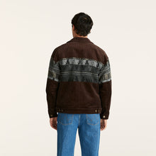 Load image into Gallery viewer, Wrangler Slouch Sherpa Jacket - Brown Cord