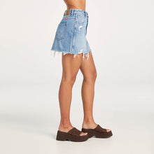 Load image into Gallery viewer, Wrangler Repair Mini Skirt - 1980 Indigo