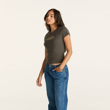 Load image into Gallery viewer, Wrangler Mushroom Staple Rib Tee - Slate