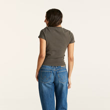 Load image into Gallery viewer, Wrangler Mushroom Staple Rib Tee - Slate
