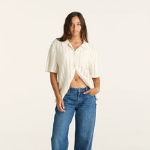 Load image into Gallery viewer, Wrangler Runaways Crochet Shirt - Sand