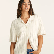 Load image into Gallery viewer, Wrangler Runaways Crochet Shirt - Sand
