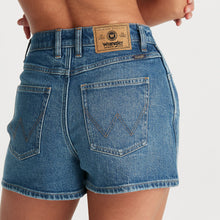 Load image into Gallery viewer, Wrangler Hi Bells Short - Blue Nirvana