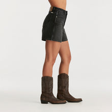Load image into Gallery viewer, Wrangler Hi A-Line Short - Mellow Black