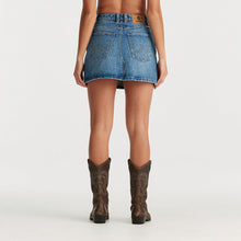 Load image into Gallery viewer, Wrangler Repair Mini Skirt - Deep Oasis