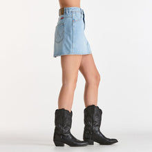 Load image into Gallery viewer, Wrangler Repair Mini Skirt - Blue Tour