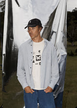 Load image into Gallery viewer, Afends Mens Intergalactic Recycled Long Sleeve Shirt - Navy