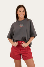 Load image into Gallery viewer, Ringers Western Wild Eyes O/S T-Shirt - Washed Black