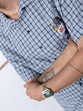 Load image into Gallery viewer, Hard Yakka Create Welded Short Sleeve Check Shirt - Yakka Petrol