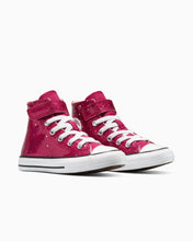 Load image into Gallery viewer, Converse Chuck Taylor All Star Glitter Easy On Junior High Top - Sporty Berry
