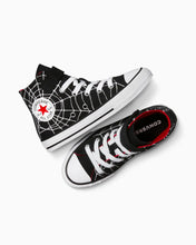 Load image into Gallery viewer, Converse Chuck Taylor All Star Spiderweb Junior High Top - Black