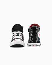 Load image into Gallery viewer, Converse Chuck Taylor All Star Spiderweb Junior High Top - Black