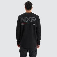 Load image into Gallery viewer, Nena & Pasadena Adjacent Dual Curved Sweater - Jet Black