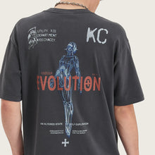 Load image into Gallery viewer, Kiss Chacey Altered Heavy Box Fit Tee - Pigment Black