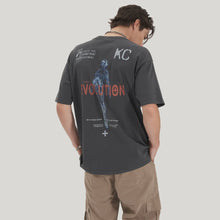 Load image into Gallery viewer, Kiss Chacey Altered Heavy Box Fit Tee - Pigment Black