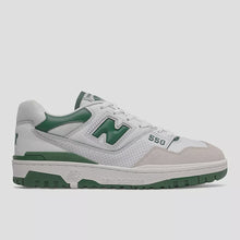 Load image into Gallery viewer, New Balance 550 Shoe - White With Team Forest Green