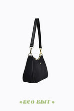 Load image into Gallery viewer, Peta + Jain Rosalia Handbag - Black Nylon/Gold