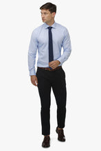Load image into Gallery viewer, Brooksfield The Entrepreneur Slim Fit L/S Shirt - Blue