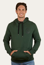 Load image into Gallery viewer, Ringers Western Signature Bull Mens Pullover Hoodie - Pine