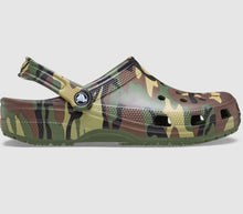 Load image into Gallery viewer, Crocs Classic Camouflage Kids Clog - Army Green / Multi