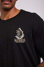 Load image into Gallery viewer, The Mad Hueys Captain Ship Faced S/S Tee - Black