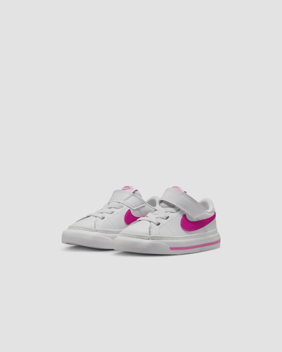 Nike Court Legacy Baby/Toddler Shoes -White/Laser Fuchsia – Arnold's