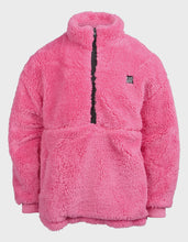 Load image into Gallery viewer, Eve Girl Cozy Quarter Zip Teddy - Pink