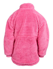 Load image into Gallery viewer, Eve Girl Cozy Quarter Zip Teddy - Pink