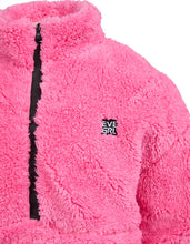 Load image into Gallery viewer, Eve Girl Cozy Quarter Zip Teddy - Pink