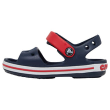 Load image into Gallery viewer, Crocs Crocband Cruiser Sandal Kids (C11-J2) - Navy/Varisty Red