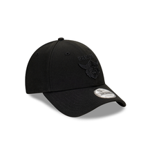 Load image into Gallery viewer, New Era Canberra Raiders Black 9FORTY Snapback Hat - Black/Black