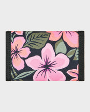 Load image into Gallery viewer, Roxy Small Beach Wallet - Anthracite Fearless Floral