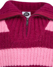 Load image into Gallery viewer, Eve Girl Daria 1/4 Zip Knit - Cranberry
