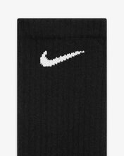 Load image into Gallery viewer, Nike Everyday Cushioned Training Crew Socks (6 Pairs) - Black