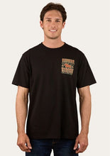 Load image into Gallery viewer, Ringers Western Full Bronc Mens Loose Fit T-Shirt - Black