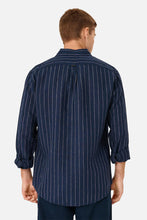 Load image into Gallery viewer, Industrie The Giacomo Linen L/S Shirt - Navy White