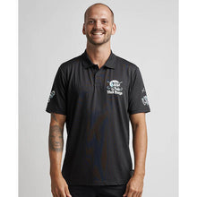 Load image into Gallery viewer, The Mad Hueys Hittin FK All SS Golf Polo - Black