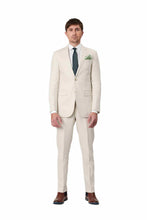 Load image into Gallery viewer, Savile Row Abram Pure Linen Jacket -Ecru