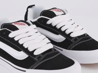 Load and play video in Gallery viewer, Vans Knu Skool Shoe - Black/White