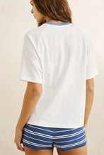 Load image into Gallery viewer, Rhythm Fish Raglan T-Shirt - Vintage White