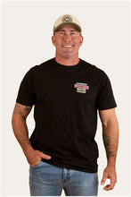 Load image into Gallery viewer, Ringers Western Ride Hard Mens Loose Fit T-Shirt - Black