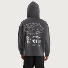 Load image into Gallery viewer, Kiss Chacey Riftbone Heavy Hoodie - Pigment Asphalt