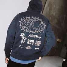 Load image into Gallery viewer, Kiss Chacey Riftbone Heavy Hoodie - Pigment Asphalt
