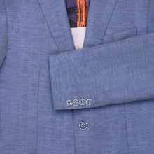 Load image into Gallery viewer, Savile Row Wool/Linen Blazer - Sky