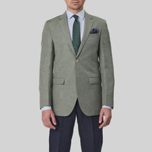 Load image into Gallery viewer, Savile Row Wool/Linen Blazer - Green