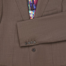 Load image into Gallery viewer, Savile Row Abram Textured Pure Wool Suit - Latte