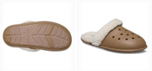 Load image into Gallery viewer, Crocs Classic Fuzz Scuff Slipper - Sepia